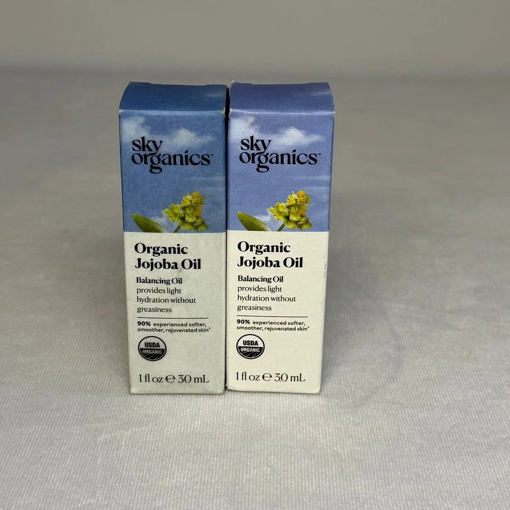 2X Sky Organics Organic Jojoba Oil 1 fl oz Balancing Oil‎ Hydration